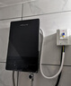 萬(wàn)和（Vanward）即熱式電熱水器變頻恒溫淋浴家用衛(wèi)浴加熱器速熱防漏電洗澡器小型集成洗澡機(jī)免儲(chǔ)水 8500W 【黑耀灰】水電分離 玻璃面板 曬單實(shí)拍圖
