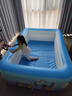 Bestway兒童游泳池寶寶小孩室內(nèi)外家用電動(dòng)充氣史迪仔周邊玩具洗澡戲水池 曬單實(shí)拍圖