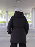 Teenie Weenie Men小熊男裝輕盈三防90鴨絨防風(fēng)連帽牛角扣長款羽絨服 黑色 S 曬單實(shí)拍圖