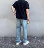 羅蒙純棉短袖T恤男夏裝圓領(lǐng)寬松薄款休閑時尚純色半袖T恤打底衫 卡其+霧霾藍 100%棉 XL 推薦120-140斤 曬單實拍圖