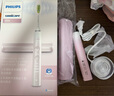 飛利浦（PHILIPS）電動牙刷鉆石9系可視化潔齒磁懸浮動力微泡水流成人-牙醫(yī)推薦 送男友女友生日禮物 HX9911櫻花粉 曬單實拍圖