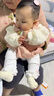 G.DUCKKIDS小黃鴨童裝女童套裝春秋季新款女寶寶周歲禮服兒童公主裙子三件套 GQ120款 粉紅色 90 尺碼1~2歲【 80-90cm】cm 曬單實(shí)拍圖
