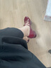 他她（TATA）千金瑪麗珍復古紅色女鞋小皮鞋淺口單鞋2025新款 酒紅 35 曬單實(shí)拍圖