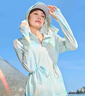 波司登（BOSIDENG）原紗冰絲防曬衣女收腰顯瘦防紫外線透氣涼感時(shí)尚外套 冰荷掠影9W21 S 160/84A 曬單實(shí)拍圖