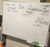 得力支架白板150*90cm 白板寫字板升降移動磁性立式教學(xué)培訓(xùn)兒童家用黑板辦公黑板33716【升級雙面】 曬單實拍圖