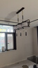 木府新中式餐廳吊燈三頭餐桌燈一字吧臺茶室燈復古全銅實木燈具中國風 三頭長103側(cè)寬27燈體高24CM 曬單實拍圖
