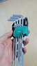 世達(dá)（SATA）工具  9件鉻釩鋼特長(zhǎng)球頭內(nèi)六角扳手組套09101A 曬單實(shí)拍圖