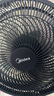 美的（Midea）【超級(jí)單品】七葉輕音立式電風(fēng)扇家用柔風(fēng)落地扇臺(tái)式桌面小型風(fēng)扇大風(fēng)量節(jié)能搖頭宿舍電扇 SAF30AB 曬單實(shí)拍圖