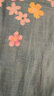 kawasaki川崎羽毛球服女款速干T恤運(yùn)動(dòng)短裙繁花似錦套裝A2808 霜白 L  曬單實(shí)拍圖