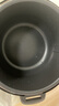 美的電壓力鍋內(nèi)膽不粘鍋電壓力煲內(nèi)鍋原廠配件黑晶壓力鍋內(nèi)鍋 黑晶壓力鍋5L MY-12LS505A送飯勺 曬單實拍圖