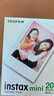 富士FUJIFILM instax立拍立得相機 3英寸相紙膠片膠卷 3寸雙包+相冊+冰箱貼+收納盒【20張白邊】 官方標配 曬單實拍圖