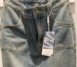 森馬（Semir）森柔牛仔|牛仔半身裙女開叉長裙顯腿長秋鹽系直筒裙103524120003 曬單實(shí)拍圖