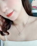 唯一（Winy）999純銀項鏈女2025新款莫桑鉆吊墜送女友老婆生日七夕情人節(jié)禮物 曬單實拍圖