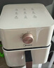 美的（Midea）空氣炸鍋輕音烘炸不打擾 家用易用旋鈕無(wú)油空氣炸 實(shí)用精巧容量4.5L 不用翻面抽桶斷電  KZE4515 曬單實(shí)拍圖