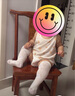 尼多熊嬰兒長筒襪夏季薄款棉襪新生兒過膝襪寶寶長襪透氣網(wǎng)眼 曬單實拍圖
