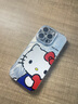 圣圖朗卡通kitti貓公仔適用于iPhone16蘋果15PromAX手機殼羽紗13閃粉鏡頭膜14plus女12全包11防摔保護套 羽紗殼-愛心kitti貓+公仔  iPhone 16 pro 曬單實拍圖