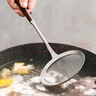 onlycook胡桃木不銹鋼漏勺過濾網(wǎng)勺 超細撇浮沫過濾油渣豆?jié){漏網(wǎng)勺 1只裝 曬單實拍圖