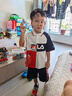 FILA【液氨整理】斐樂童裝兒童短袖POLO衫2025年夏新款男小童上衣 標準白-WT 120 曬單實拍圖