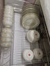 唐帕景德鎮(zhèn)餐具整套中式陶瓷碗碟套裝家用輕奢金邊飯碗盤碗筷組合喬遷 一季花開36頭 10人適用 曬單實(shí)拍圖
