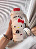 Hello Kitty保溫杯女高顏值生日禮物送女友大容量水杯女生316內(nèi)膽學(xué)生吸管杯 寫意kitty520ml（禮盒裝） 曬單實(shí)拍圖