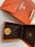 六桂福珠寶 LIU GUI FU JEWELRY八寶羅盤黃金吊墜女款琺瑯彩999足金純金黃財(cái)神項(xiàng)鏈送媽媽款女友 足金琺瑯彩八寶羅盤吊墜（送繩子） 8.9g 曬單實(shí)拍圖