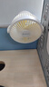 艾美特（AIRMATE）小風(fēng)扇桌面便攜式小型電風(fēng)扇充電辦公宿舍學(xué)生床頭夾扇臺夾扇 【插電款/二檔】白色 曬單實(shí)拍圖