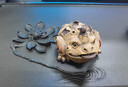 陳洪軍樹(shù)皮金蟾宜興紫砂茶寵擺件精品可養(yǎng)茶具茶盤招財(cái)全手工茶玩 【樹(shù)皮金蟾】陳洪軍作品 曬單實(shí)拍圖