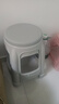 華愷之星 塑料凳  家用凳子加厚防滑板凳圓凳高凳換鞋凳餐凳子YK018灰色 曬單實拍圖