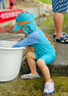 甜苗苗嬰幼兒泳衣男女童游泳衣寶寶連體長袖帶帽泳裝沙灘速干透氣溫泉衣 嬰幼兒連體衣【小恐龍】配泳帽 90 -100cm【適合3-4歲】4碼 曬單實拍圖
