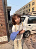 美式刺繡立體毛線小花軟糯短袖T恤女夏季2025新款設計感小眾上衣 白色 M 曬單實拍圖