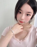 COISE925銀手鏈女磨砂星光手鏈閨蜜銀飾品三生三世轉(zhuǎn)運珠女友七夕禮物 精美玫瑰禮盒-請勿單拍 時來運轉(zhuǎn)女款手鏈 曬單實拍圖