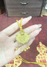 老鳳祥足銀天子門(mén)生鎖項(xiàng)鏈女士國(guó)風(fēng)平安鎖吊墜七夕情人節(jié)禮物送女友生日 足銀天子門(mén)生鎖包項(xiàng)鏈 曬單實(shí)拍圖