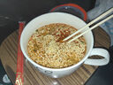 陶瓷泡面碗帶蓋家用保鮮碗創(chuàng)意學(xué)生宿舍碗帶手柄日式湯碗微波爐碗 卡通貓 6寸面碗【把手+蓋】 曬單實拍圖