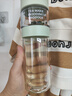 物生物（RELEA）玻璃杯茶水分離杯子水杯女士泡茶杯大容量耐高溫辦公室花茶杯禮物 曬單實(shí)拍圖