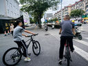 迪卡儂自行車山地車ST50山地自行車越野鋁合金車架單車黑色M-4558325 曬單實(shí)拍圖