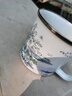 敏程搪瓷老式搪瓷杯水杯馬克杯帶蓋搪瓷缸子琺瑯涼水茶杯復(fù)古風(fēng)搪瓷缸 千里江山圖 10cm 曬單實拍圖