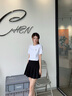 Teenie Weenie小熊短袖T恤女2025年夏季新款休閑白小T多巴胺清新打底上衣 曬單實拍圖