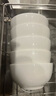 友來福陶瓷碗白瓷中式小碗家用4.5英寸米飯碗喝湯碗面碗套裝6只裝 曬單實拍圖
