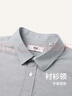 HLA海瀾之家短袖襯衫男夏季輕商務(wù)經(jīng)典系列純棉時尚襯衫男 曬單實拍圖
