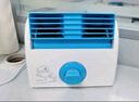 渴力Kini無(wú)葉迷你小風(fēng)扇家用小型桌面臺式靜音電扇渦輪電風(fēng)扇冷風(fēng)機大風(fēng)力學(xué)生宿舍辦公室寢室2025新款 【35W升級款】天空藍（220V供電） 曬單實(shí)拍圖