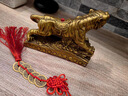 銅瑞祥純銅虎嘯生財生肖虎擺件金錢虎上山虎面裝飾品虎年吉祥物銅老虎 一款 虎嘯生財 約0.75kg 15*6.5* 曬單實拍圖