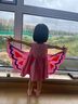 嘟嘟家女童純棉連衣裙夏季女寶背心裙夏裝小蝴蝶設計兒童可愛公主裙子薄 粉色 100 曬單實拍圖