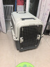 HZPET寵物航空箱狗狗國(guó)航深航貓咪托運(yùn)箱子南航大號(hào)邊牧小型犬外出車(chē)載 國(guó)航箱4號(hào)81*56*64cm(鐵窗+輪) 曬單實(shí)拍圖