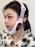 LUCYLEE日本美容儀輔助瘦臉男女V臉面部按摩提拉瘦雙下巴咬肌塑形微電流 【白色】12檔調(diào)節(jié)+LED大屏數(shù)顯+高頻微震 曬單實(shí)拍圖