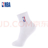 NBA白色襪子男士休閑運動襪夏季網眼透氣吸汗棉襪訓練跑步籃球襪6雙 曬單實拍圖