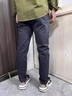JEEP SPIRIT吉普高端休閑褲男士夏季薄款男褲2025新款商務(wù)純棉直筒修身長(zhǎng)褲子 138-灰色 97棉 31 二尺四 曬單實(shí)拍圖
