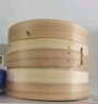 蒸尚美木制蒸籠家用加深籠屜竹制商用蒸架多層篦子蒸屜32cm（兩層一蓋） 曬單實(shí)拍圖