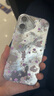 康思琦ins早春新款碎花兔子貓咪適用蘋果16手機殼小眾溫柔女款iPhone15promax全包防摔保護套14/13硅膠殼 錫紙閃粉鏡框-黃紫碎花兔子【自帶鏡頭膜防刮】 iPhone 16 曬單實拍圖