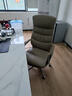 顧家家居真皮老板椅辦公家用電腦椅大班椅頭層牛皮久坐轉椅奢華總裁椅 灰色I頭層牛皮I鋁合金材質(zhì)I高背 曬單實(shí)拍圖