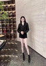 卡帝樂鱷魚（CARTELO）棕色短靴女高跟2025秋冬新款加絨細(xì)跟氣質(zhì)裸靴子尖頭彈力瘦瘦靴 米白色單里 36 曬單實(shí)拍圖